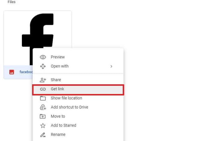 how to make drive link photos download for others